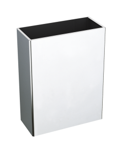 Delabie Wall Mounted Rectangular Bin Stainless Steel 38L Polished