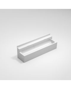 Two User White GRP Wall Mounted Wash Trough