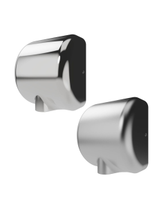 Fitzroy Of London Rapid Contemporary Warm Air Dryer - Polished Stainless Steel | Commercial Washrooms