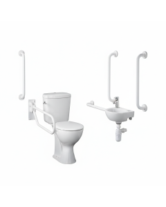 Armitage Shanks Monaco2 Close Coupled Doc M Pack with White Rails | Armitage Shanks