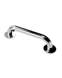 Fitzroy Of London Stainless Steel 32mm Diameter Grab Rail with Concealed Fixings - 300mm, Polished Stainless Steel | Commercial Washrooms