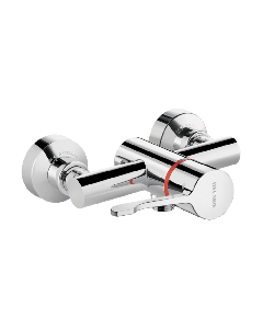 Delabie Sequential Thermostatic Lever Shower Mixer Valve Bottom Outlet