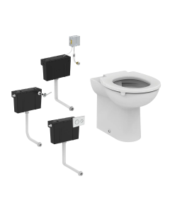 Armitage Shanks Contour 21 Back-to-Wall Toilet Pack with Lever Flush