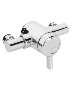 Bristan OPAC Thermostatic Exposed Mini Shower Valve with Chrome Lever