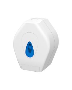 Modular Jumbo Toilet Roll Dispenser, Plastic, White - Small, 8" | Commercial Washrooms