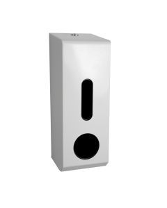 White Standard 3 Roll Dispenser, Metal | Commercial Washrooms