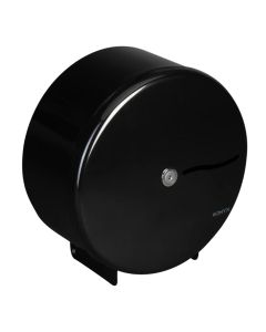 Black Onyx Metal Mini Jumbo Toilet Roll Dispenser, Mini Jumbo Roll holder | Commercial Washrooms