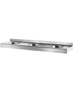 Delabie TRIPLO 1800mm Wall Mounted Stainless Steel Wash Trough 