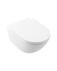 Subway 3.0 Stone White CeramicPlus Wall-Mounted Washdown Rimless Toilet with TwistFlush