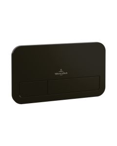 ViConnect Installation Systems Matt Black Dual Flush Toilet Flush Plate 200S