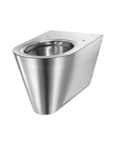 Delabie Stainless Steel Wall-Hung S21 S Toilet Pan