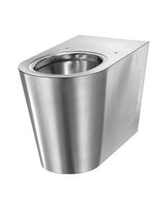 Delabie Stainless Steel S21P Floor-Standing Toilet Pan