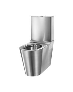 Delabie MONOBLOCO Stainless Steel S21 Close Coupled Toilet