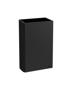 Delabie Black Wall-Mounted Stainless Steel Bin 