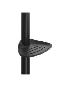 Delabie Soap Dish For Be-Line Grab Bars Sliding Matte Black