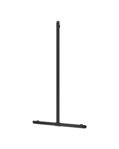 Delabie Be-Line Matte Black Aluminium T-shaped Grab Bar 1130mm x 500mm
