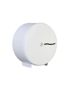 White Metal Toilet Roll Dispenser