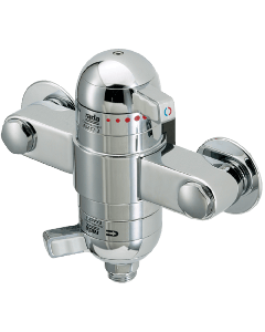 Rada Exact-3 Exposed Chrome Thermostatic Shower Control