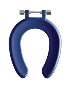 Twyford Blue Open Front Toilet Seat Ring for Sola School 300 Toilet Pan