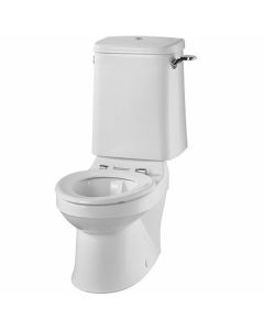 Twyford Sola School Close Coupled Rimless Toilet Pan (350mm high)