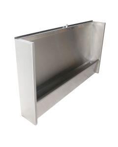 Floor Standing Stainless Steel Urinal Trough with Exposed Cistern