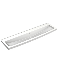 1800mm 3 User KWC DVS Miranit Wash Trough with Tap Ledge