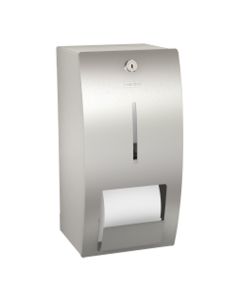 KWC DVS Stratos Wall Mounted Double Toilet Roll Holder - With Spindle