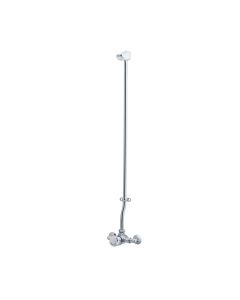 Bristan Timed Flow Temperature Adjustable Manual Shower Valve with Vandal Resistant Shower Head