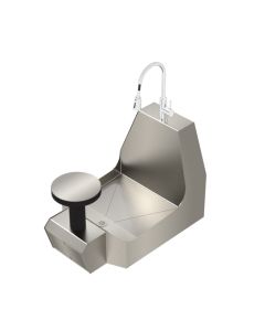 Tahara Stainless Steel Wudu Washing Station 