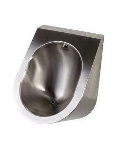 Pland Stainless Steel Krakow Urinal with Rear Inlet (Concealed)