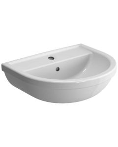 VitrA Milton 550mm Washbasin with 1 or 2 Tap Holes