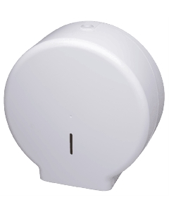 White ABS Plastic Jumbo Toilet Roll Holder