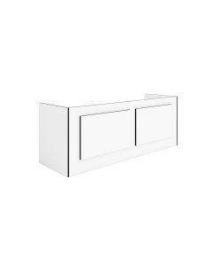 White Ultra Fast Vanity Unit Underframe with Access Panels