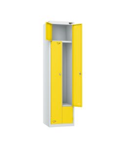 Metal Z Locker - Yellow Doors