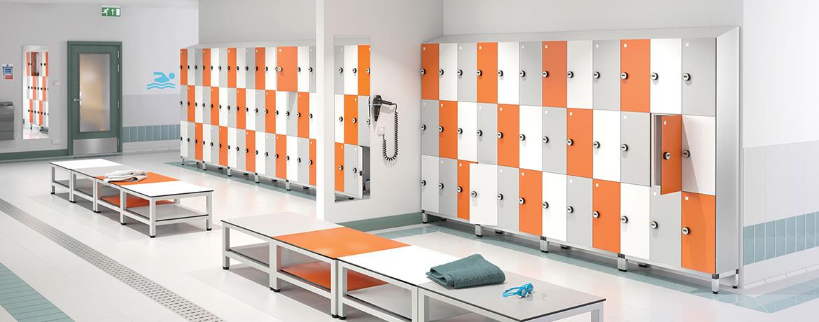 Lockers for Commercial Washrooms and Changing Areas
