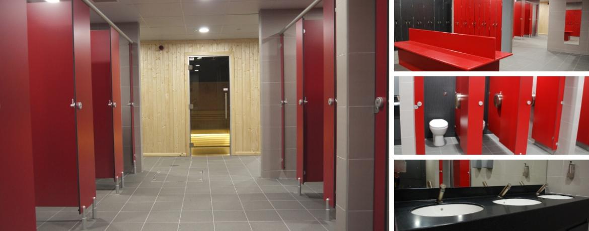 Junction Sports Centre Gym Changing Room & Shower Refurbishment - Case Study
