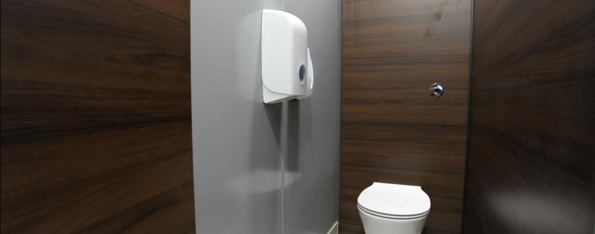 What is a commercial toilet?