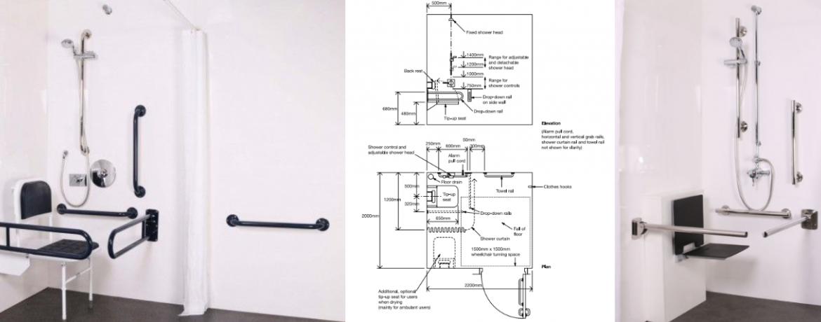 What Are The Dimensions Of A Disabled Shower Room