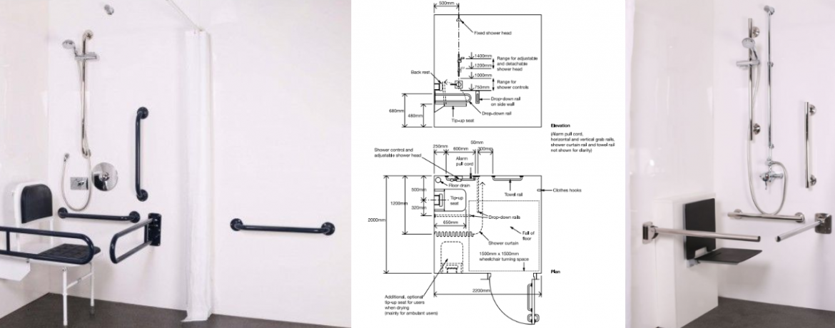 What Are The Dimensions Of A Disabled Shower Room Commercial