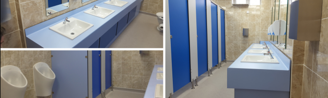 Toilet Refurbishment at Bournemouth and Poole College