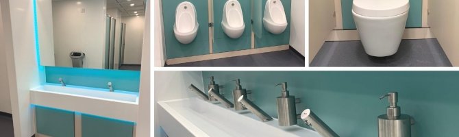 Central London Post COVID Washroom Refurbishment - Case Study