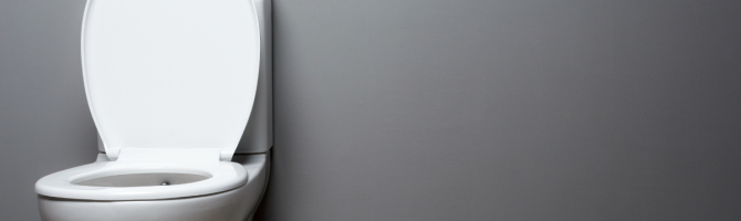 What is a close-coupled toilet?