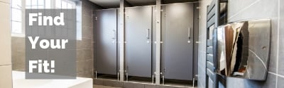Toilet Cubicle Sizing & Dimensions | Commercial Washrooms