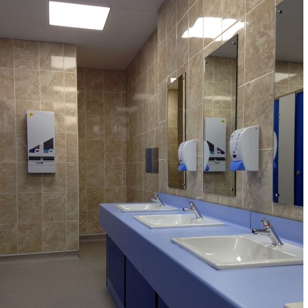 Toilet Refurbishment at Bournemouth and Poole College | Commercial Washrooms