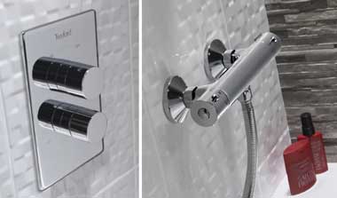 Twyford - Exposed shower controls and concealed shower controls Twyford - Exposed shower controls and concealed shower controls