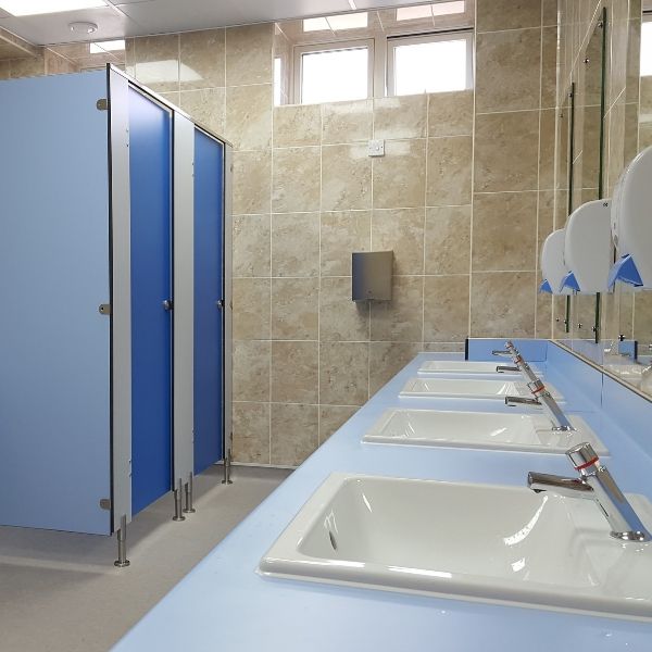 Toilet Refurbishment at Bournemouth and Poole College | Commercial Washrooms