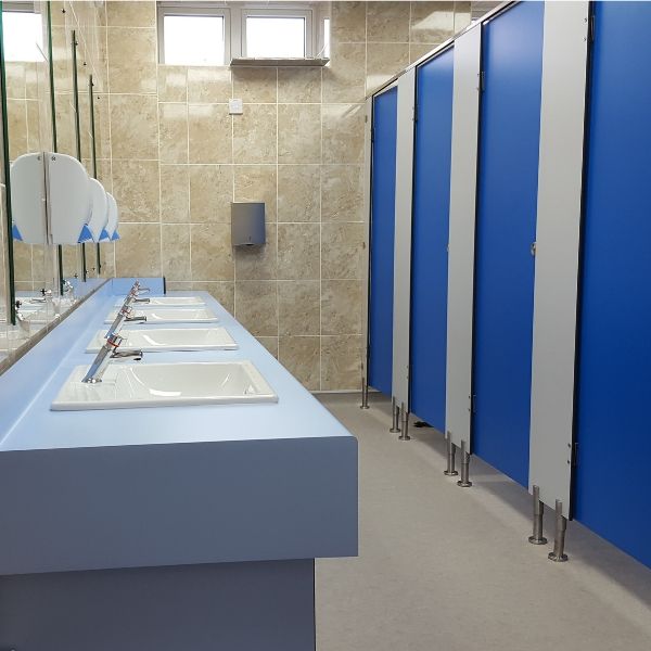 Toilet Refurbishment at Bournemouth and Poole College | Commercial Washrooms