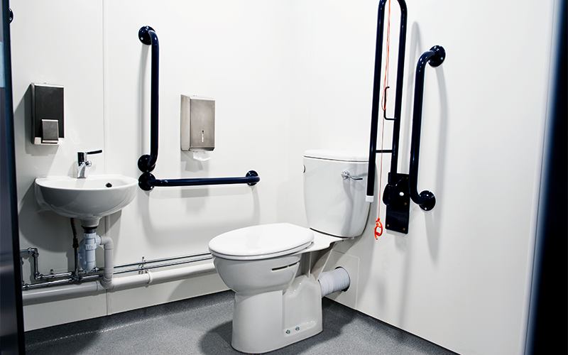 Aspire National Training Centre Changing and Shower Facilities - Doc M Toilet