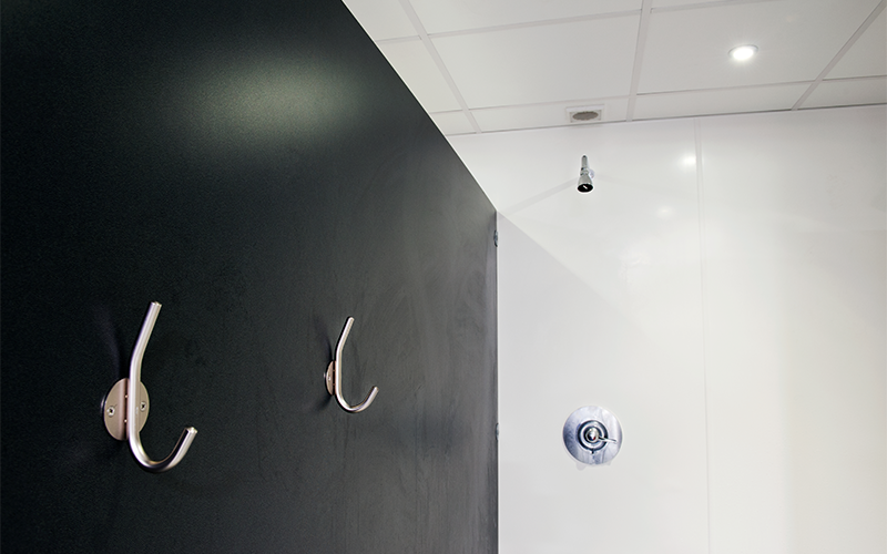 Aspire National Training Centre Changing and Shower Facilities - Robe Hooks