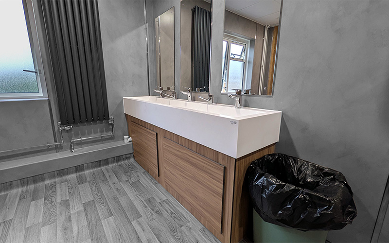 Bournemouth School For Girls - Faculty Toilet Refurbishment Washtrough